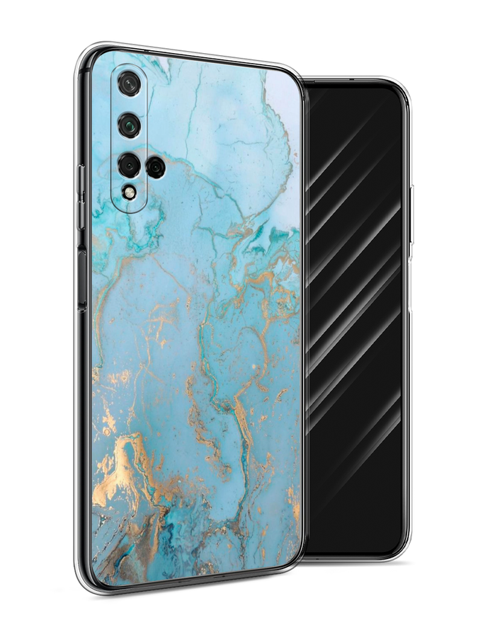 

Чехол Awog на Honor 20 "Голубой мрамор рисунок", 69550-3