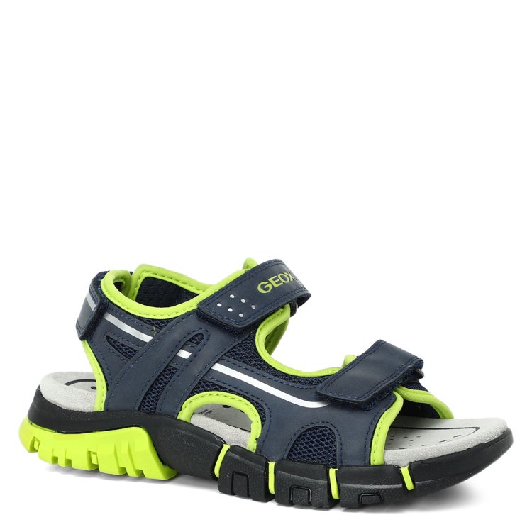 Сандалии GEOX J SANDAL DYNOMIX BOY для мальчиков J35GHC темно-синий 26р. kickers сандалии закрытые для мальчиков sandal 785456 30