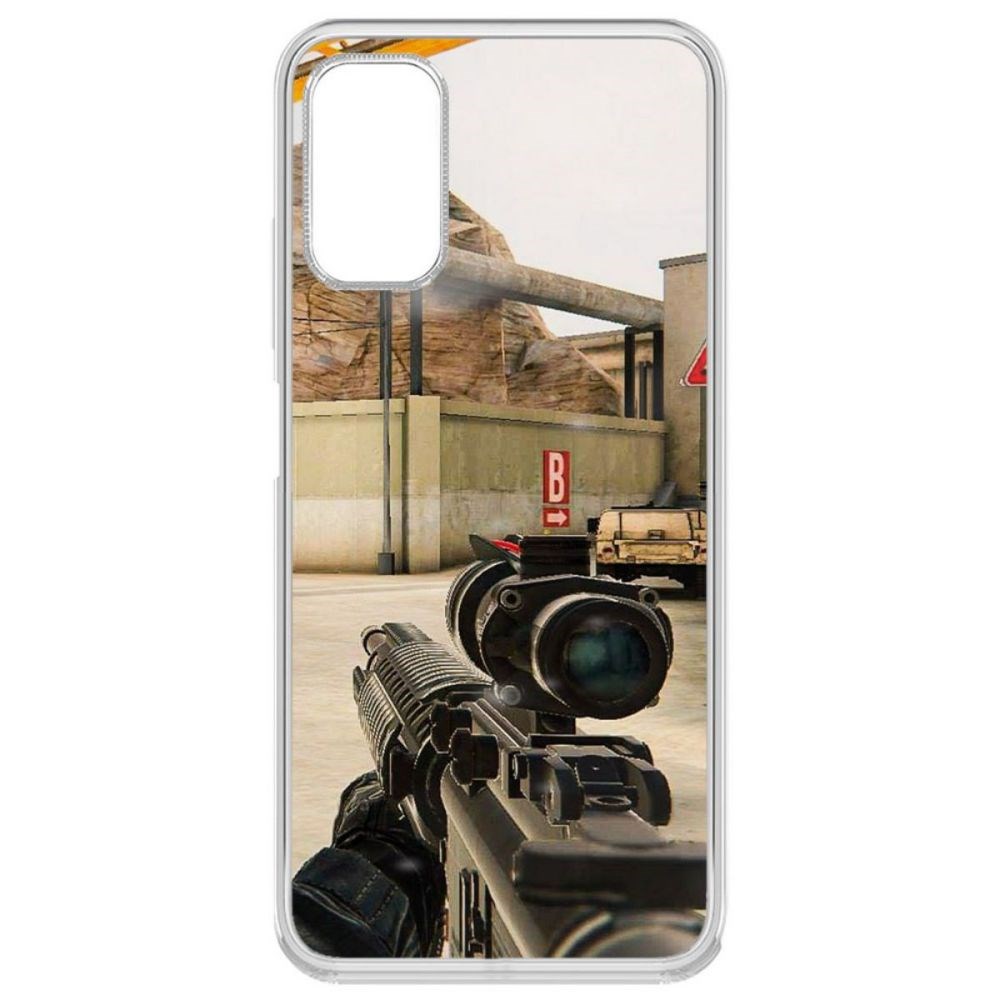 

Чехол-накладка Krutoff Standoff 2 - Оптика для Xiaomi Redmi Note 10T, Прозрачный