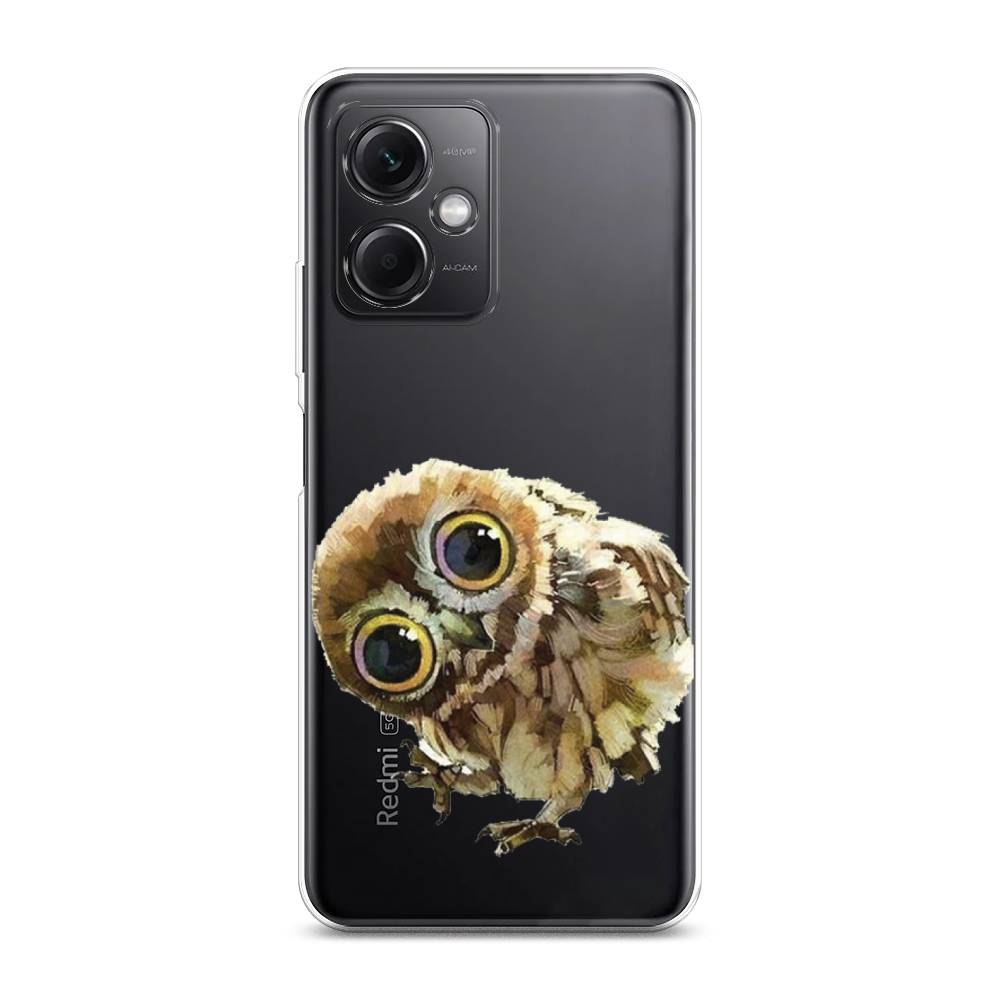 

Чехол Awog на Xiaomi Redmi Note 12 5G "Любопытный совенок", Коричневый;белый;прозрачный, 316950-1