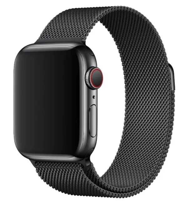 Ремешок для Apple Watch KUPLACE миланская петля 4244 мм Black Edition 630₽