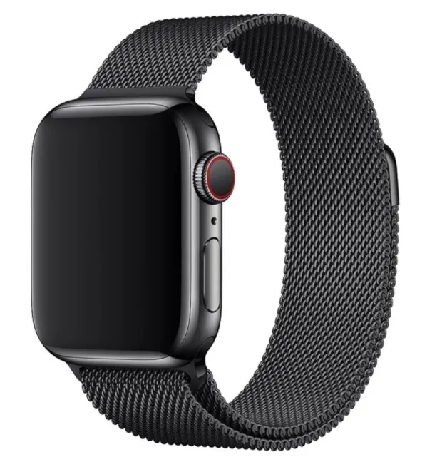 Ремешок для Apple Watch KUPLACE миланская петля 42/44 мм Black Edition