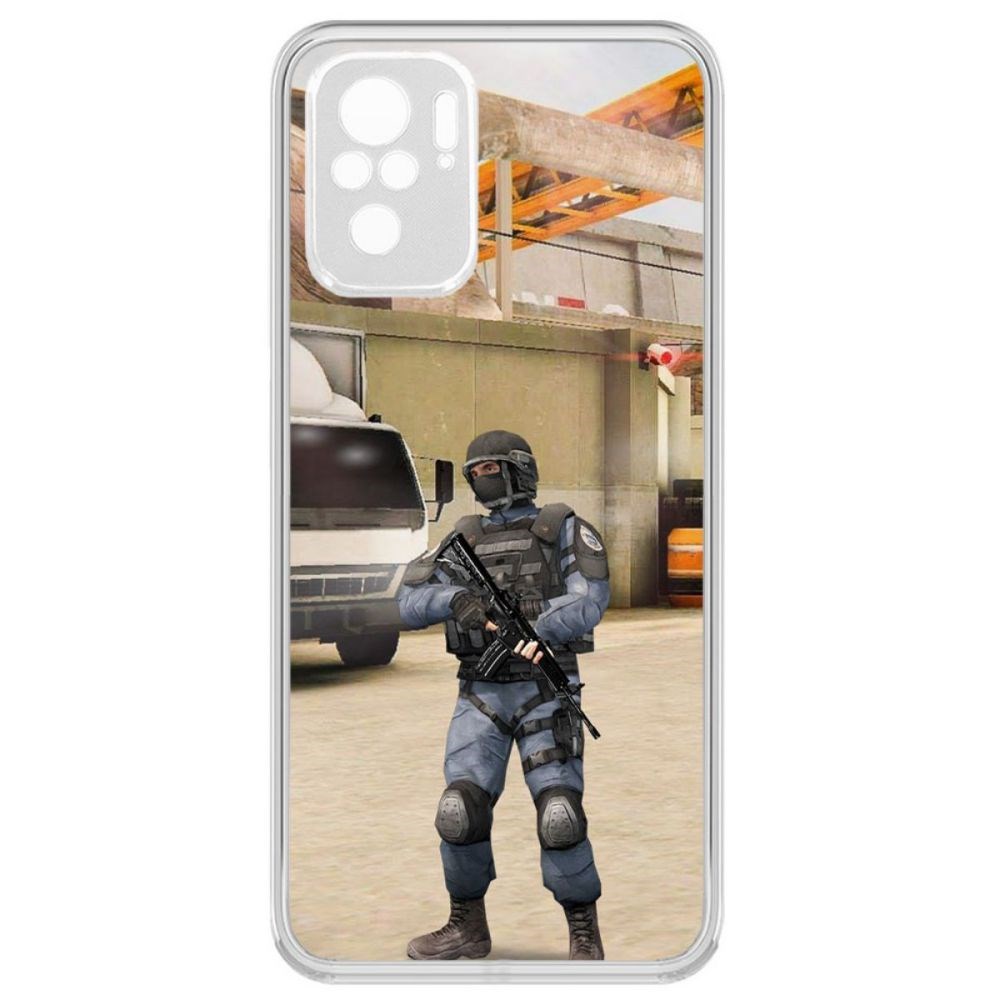Чехол-накладка Krutoff (Standoff 2) - GIGN для Xiaomi Redmi Note 10/ Note 10S