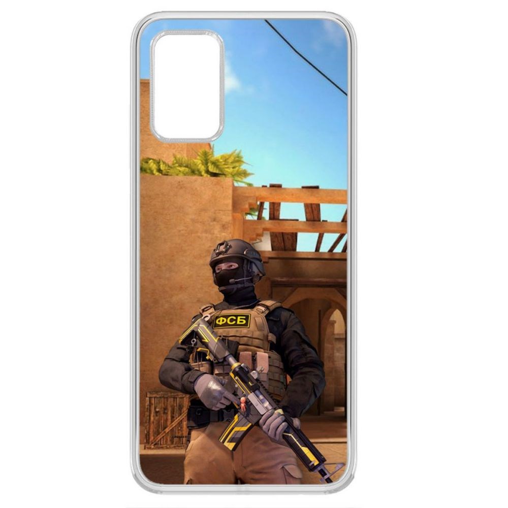 

Чехол-накладка Krutoff Standoff 2 - ФСБ для Samsung Galaxy A03s (A037), Прозрачный