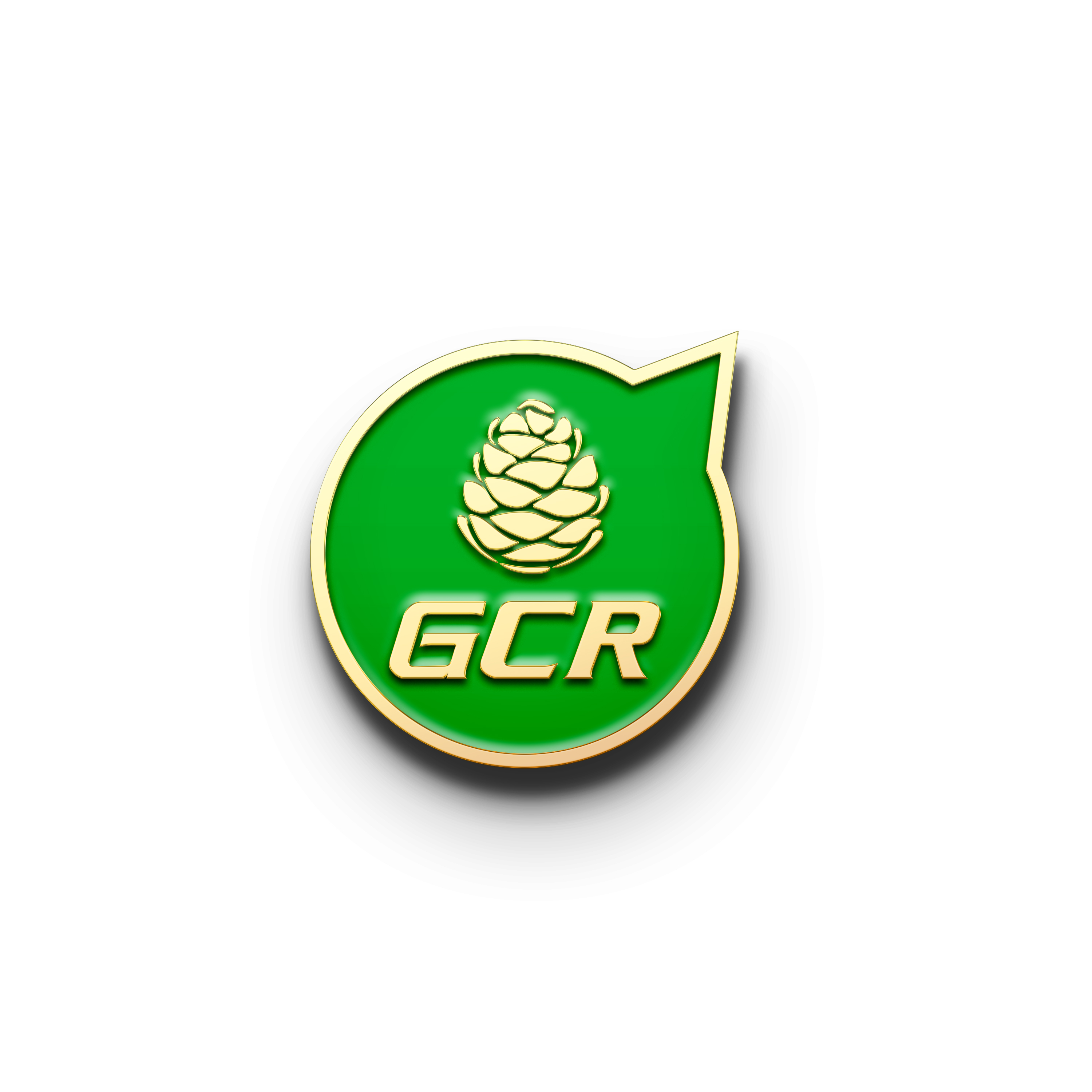 Значок металлический с логотипом GCR-52133