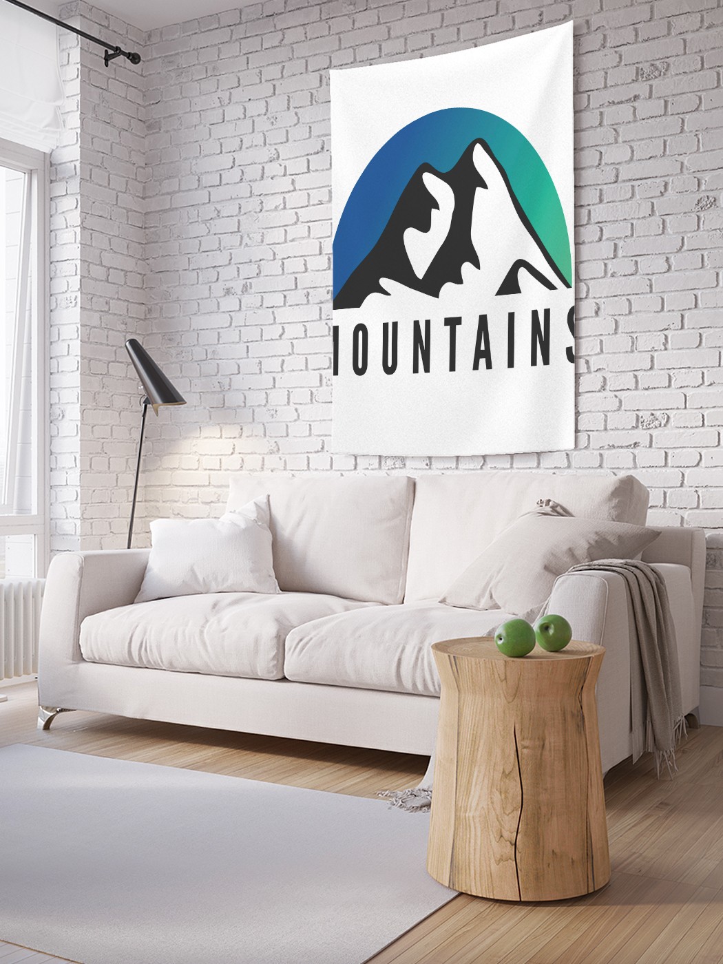 

Вертикальное фотопанно на стену JoyArty Высокие горы 150x200 см, Высокие горы