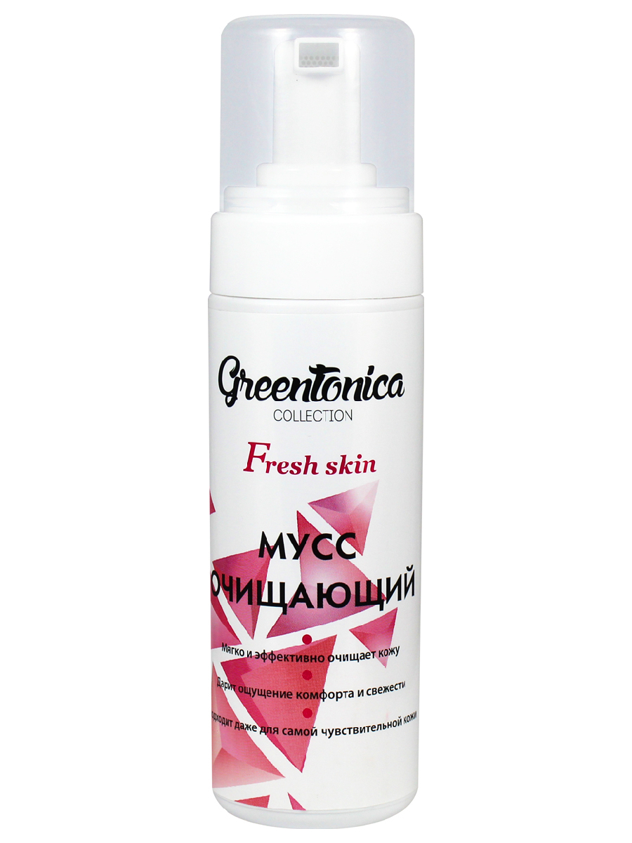 Мусс Charm Cleo Cosmetic Greentonica очищающий, 180 мл