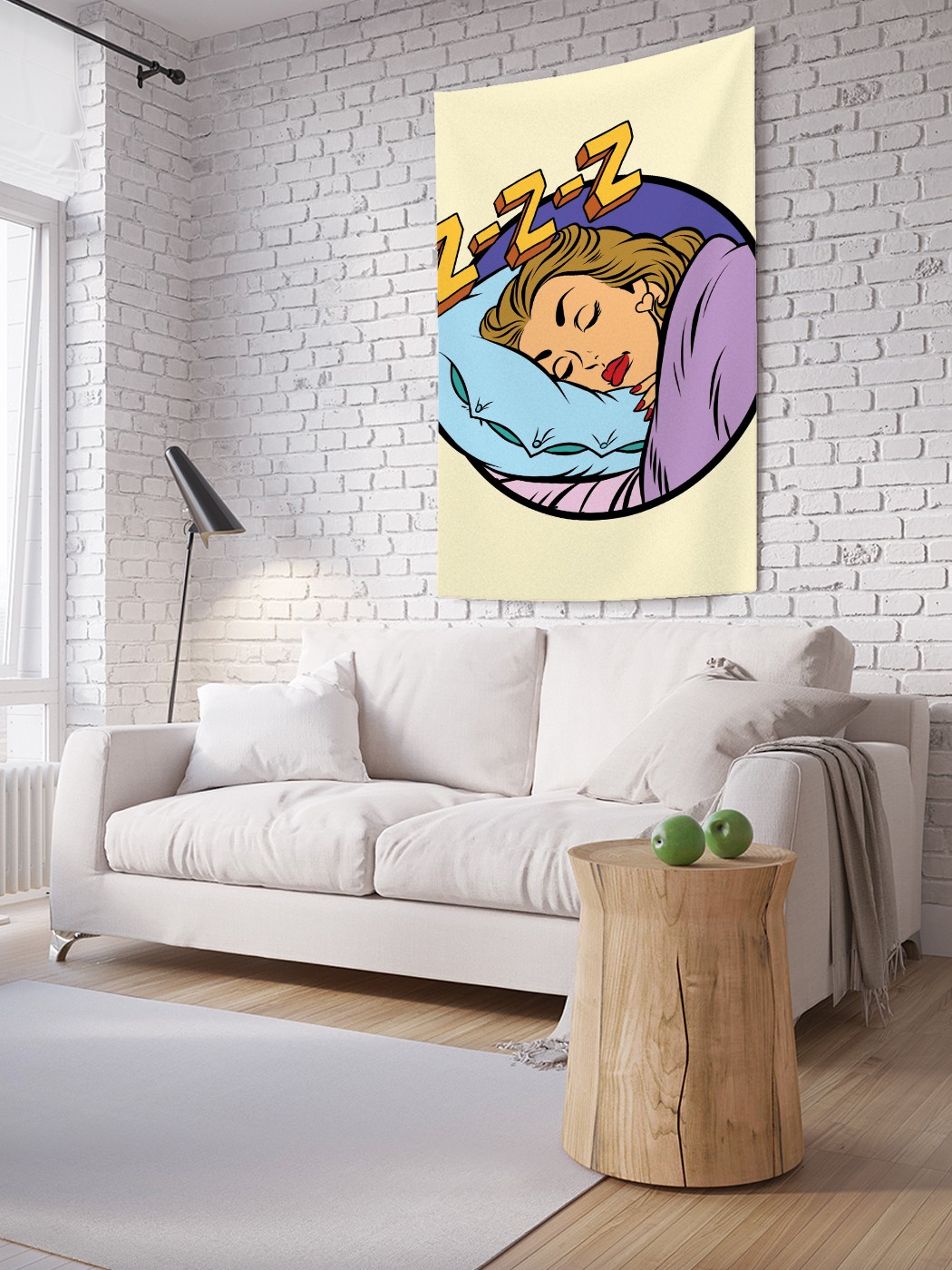 

Вертикальное фотопанно на стену JoyArty Спящая женщина 150x200 см, Спящая женщина