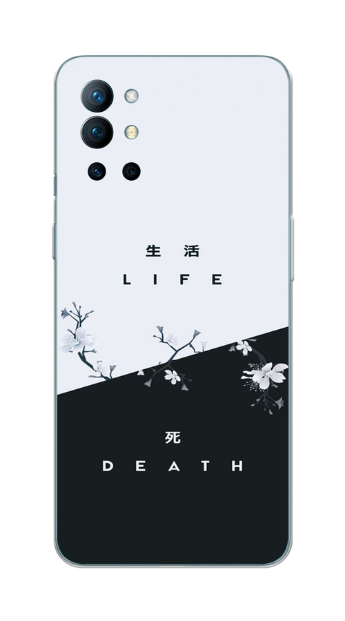 

Чехол Awog на OnePlus 9R / ВанПлас 9R "Life and death", Черный;серый, 151650-7