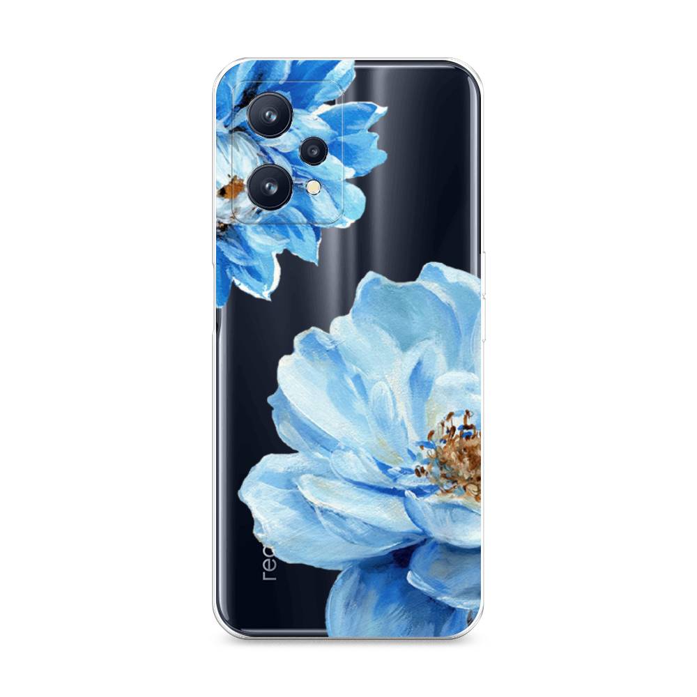 

Чехол Awog на Realme 9 Pro Plus "Голубые клематисы", Разноцветный, 258750-8