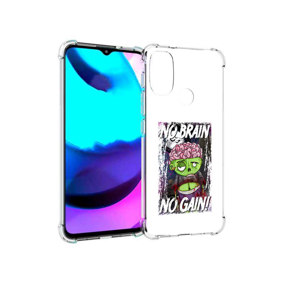 

Чехол MyPads Tocco для Motorola Moto E20 глупый зомби (PT162039.356.289), Прозрачный, Tocco
