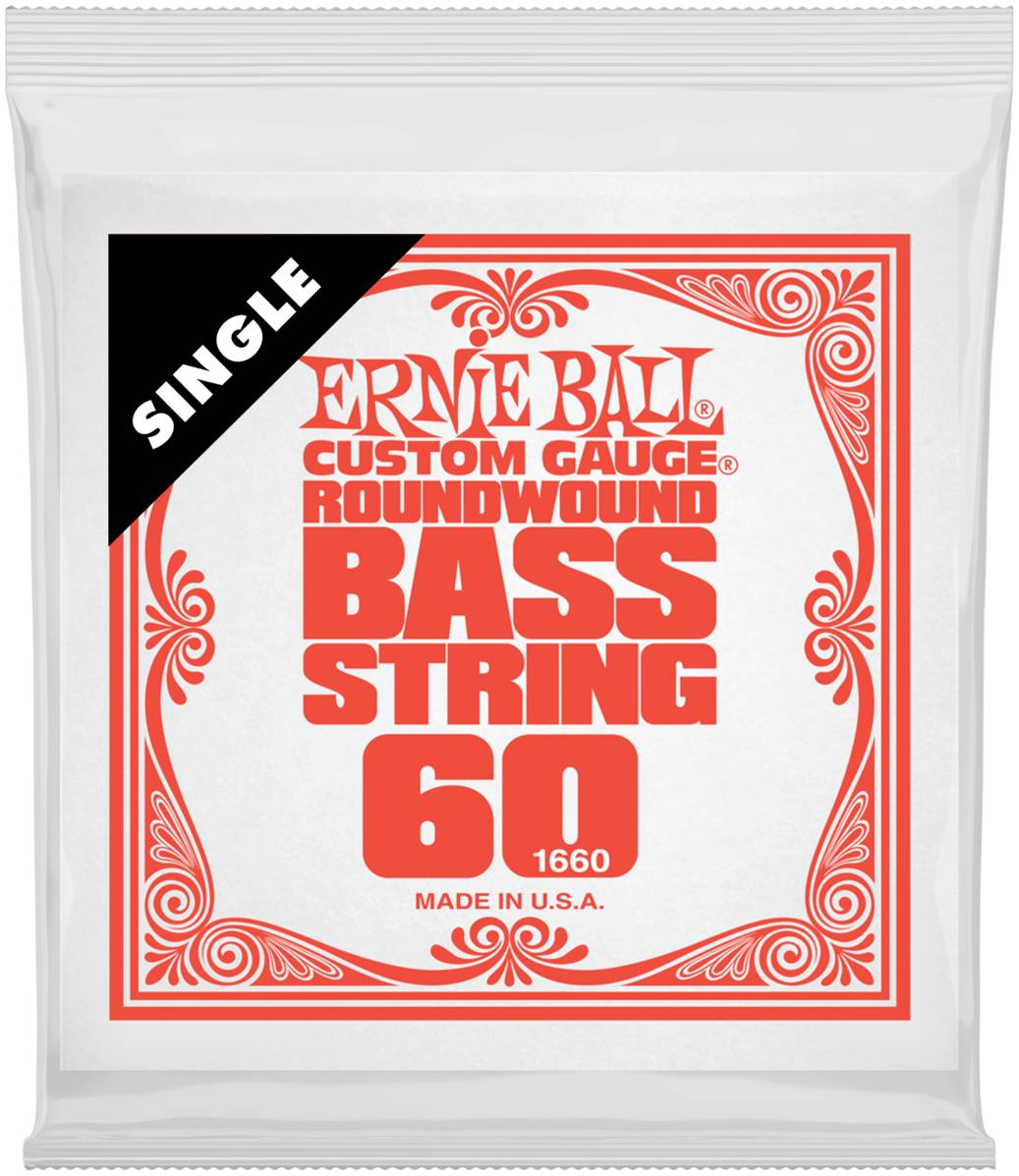 

ERNIE BALL 1660 Nickel Wound .060 - Струна одиночная для бас-гитары