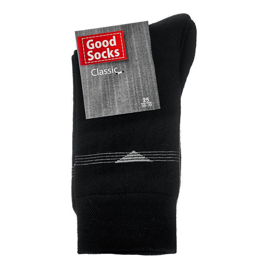 

Носки мужские Good Socks черные 25, Черный
