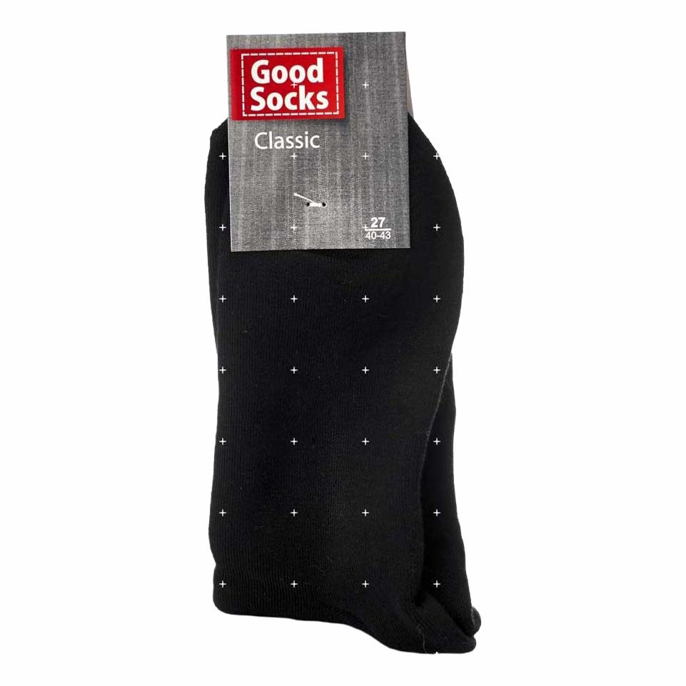 

Носки мужские Good Socks черные 27, Черный