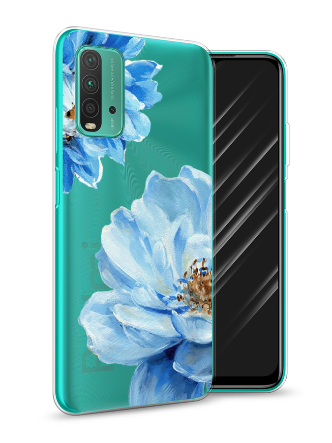 

Чехол Awog на Xiaomi Redmi 9T "Голубые клематисы", Разноцветный, 39850-8