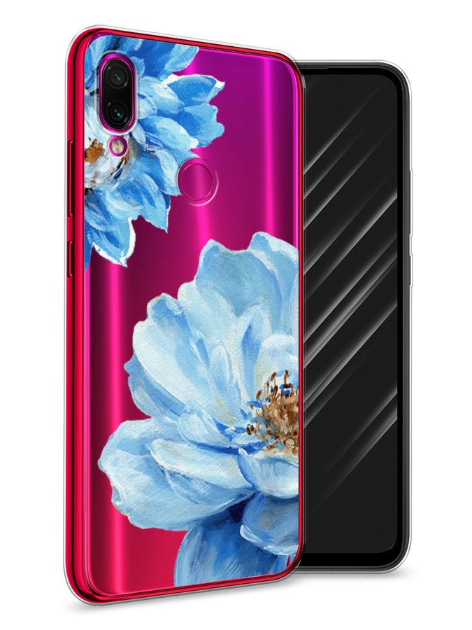 

Чехол Awog на Xiaomi Redmi Note 7 "Голубые клематисы", Разноцветный, 34750-8