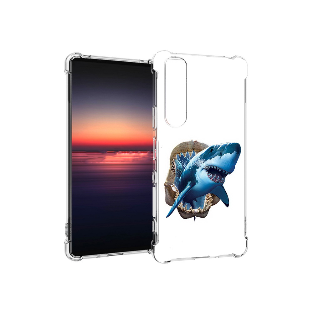 

Чехол MyPads Tocco для Sony Xperia 1 III челюсти (PT162368.229.675), Прозрачный, Tocco