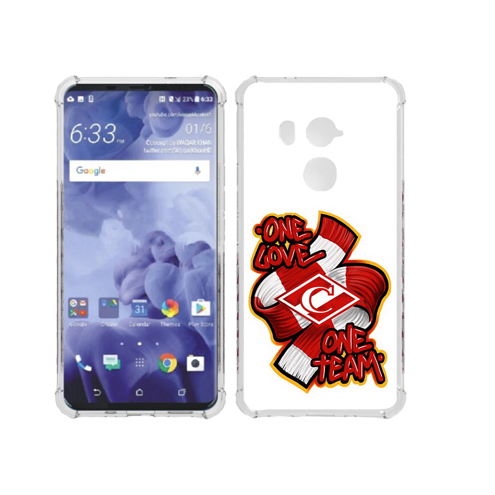 

Чехол MyPads Tocco для HTC U11 Plus ФК спарак 1 любовь, Прозрачный, Tocco