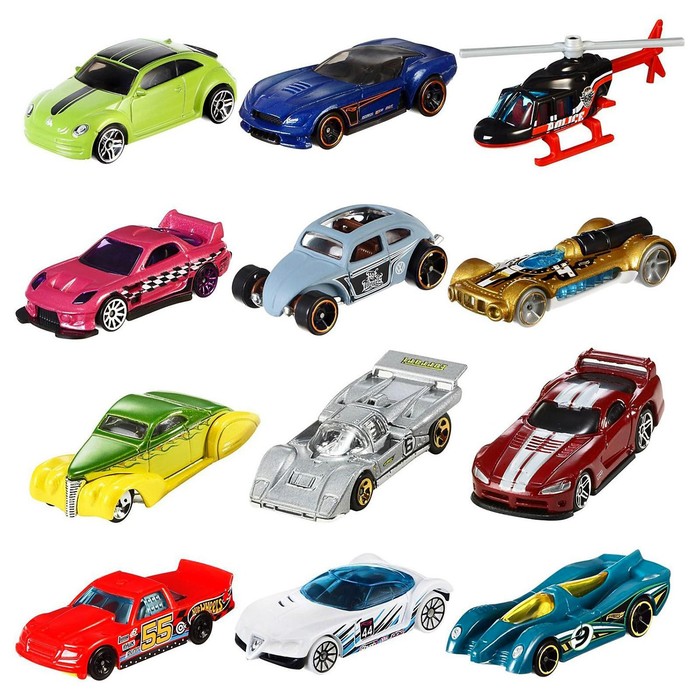 

Набор машинок Hot Wheels, в наборе - 3 шт, МИКС, Разноцветный