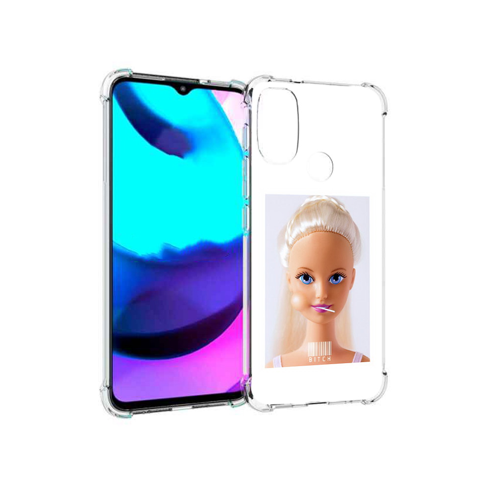 

Чехол MyPads Tocco для Motorola Moto E20 барби (PT162039.356.226), Прозрачный, Tocco