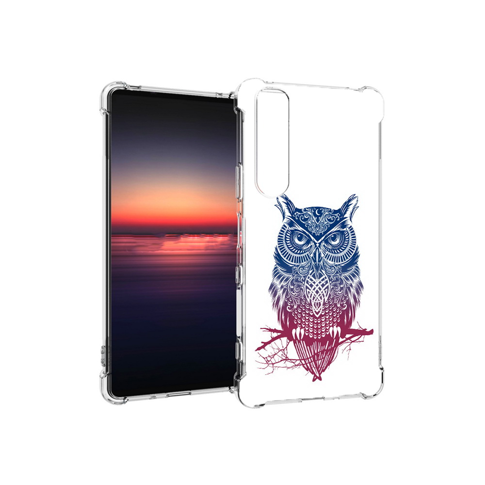 

Чехол MyPads Tocco для Sony Xperia 1 III хиппи сова (PT162368.229.664), Прозрачный, Tocco