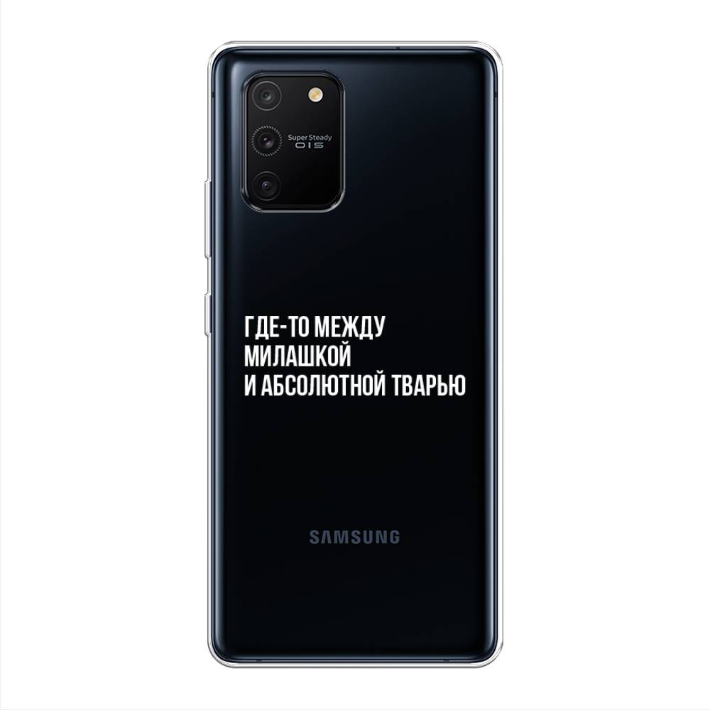 

Чехол Awog на Samsung Galaxy A91/S10 Lite "Почти милашка", Разноцветный, 29950-6