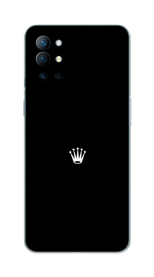 

Чехол Awog на OnePlus 9R / ВанПлас 9R "Белая корона на черном фоне", Черный, 151650-7