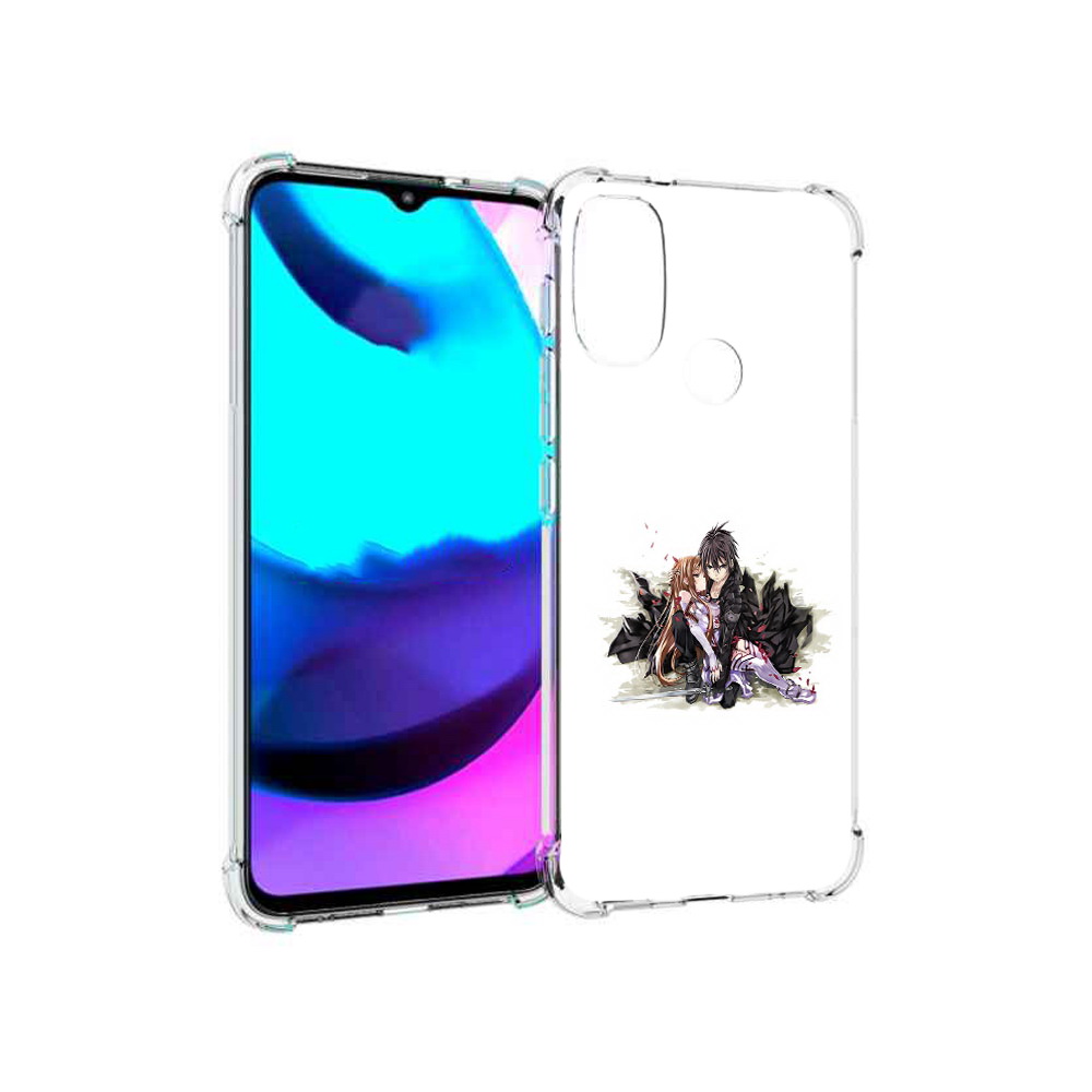 

Чехол MyPads Tocco для Motorola Moto E20 аниме асуна (PT162039.356.222), Прозрачный, Tocco