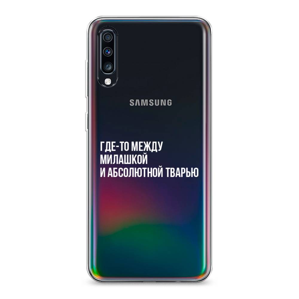 

Чехол Awog на Samsung Galaxy A70 "Почти милашка", Разноцветный, 28150-6