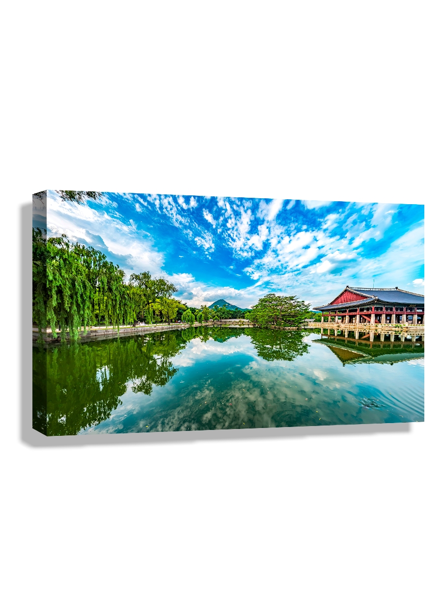 

Картина DRABS 90x60 см на холсте Дворец Кёнбоккун Сеул Южная Корея