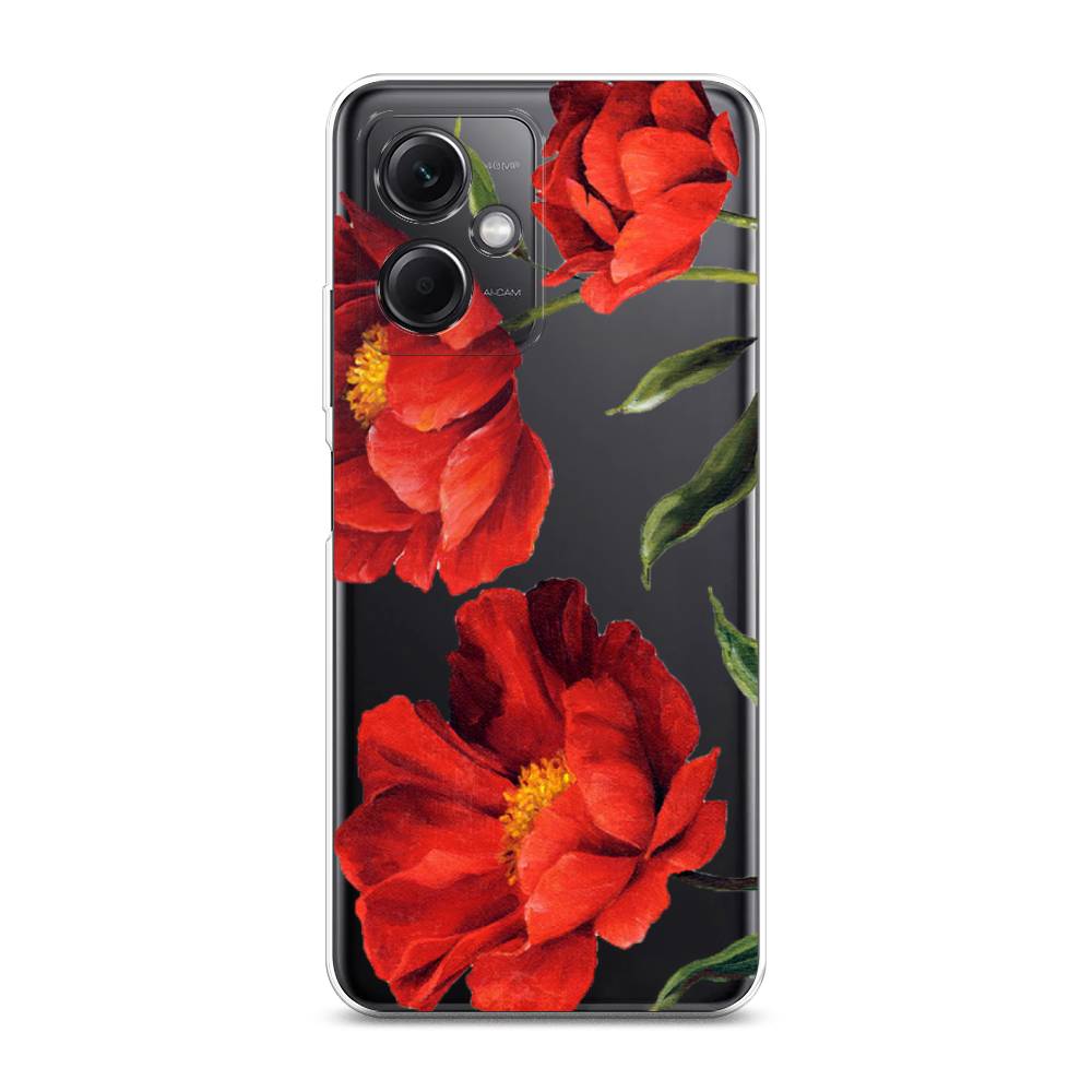 

Чехол Awog на Xiaomi Redmi Note 12 5G "Красные маки", Красный, 316950-8
