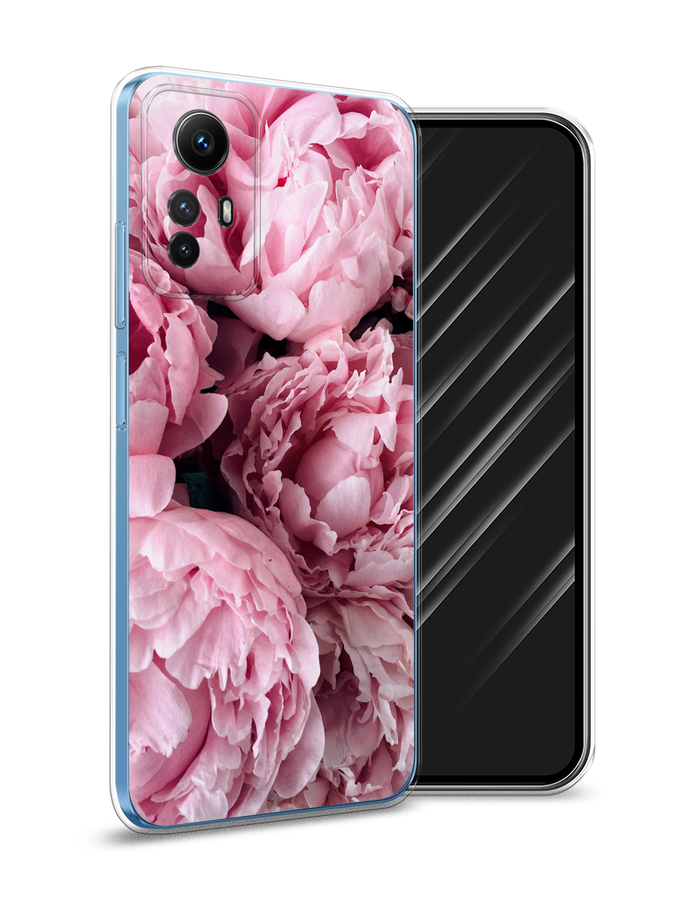 

Чехол Awog на Xiaomi Redmi Note 12S "Нежные пионы", Розовый;черный;белый, 318950-8