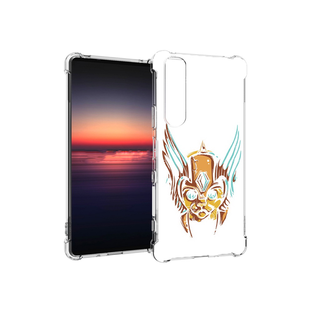 

Чехол MyPads Tocco для Sony Xperia 1 III тор абстракция (PT162368.229.644), Прозрачный, Tocco