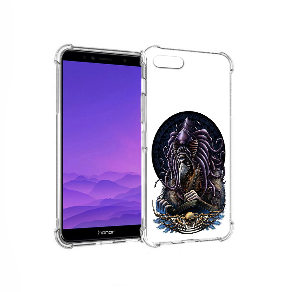 

Чехол MyPads Tocco для Honor 7A умный ворон (PT111206.25.650), Прозрачный, Tocco