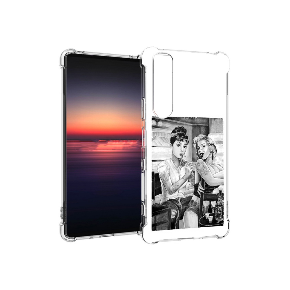 

Чехол MyPads Tocco для Sony Xperia 1 III тату мастер (PT162368.229.637), Прозрачный, Tocco