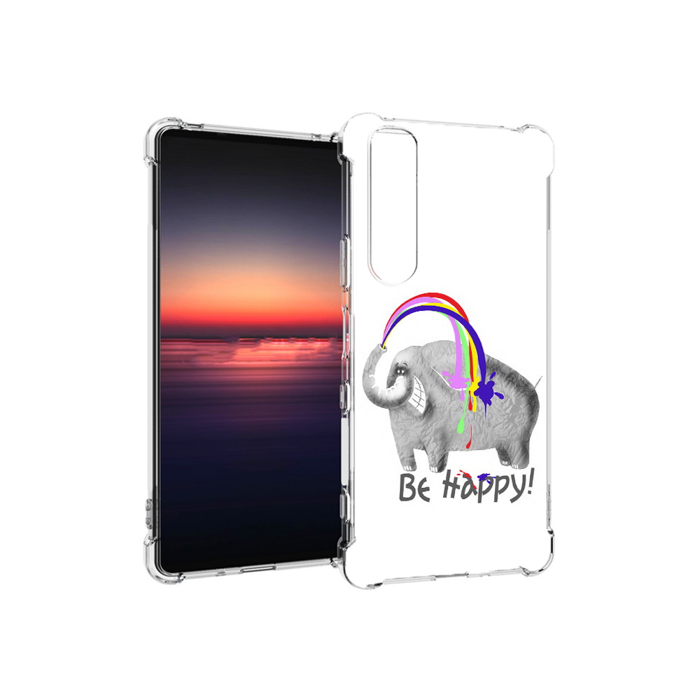 

Чехол MyPads Tocco для Sony Xperia 1 III счастливый слон (PT162368.229.632), Прозрачный, Tocco