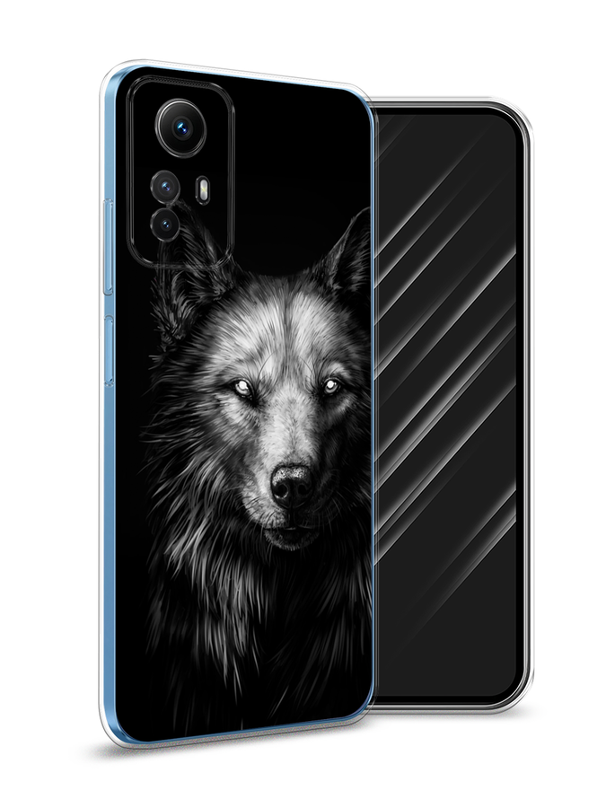 

Чехол Awog на Xiaomi Redmi Note 12S "Волк черно белый", Серый;бежевый;белый, 318950-1