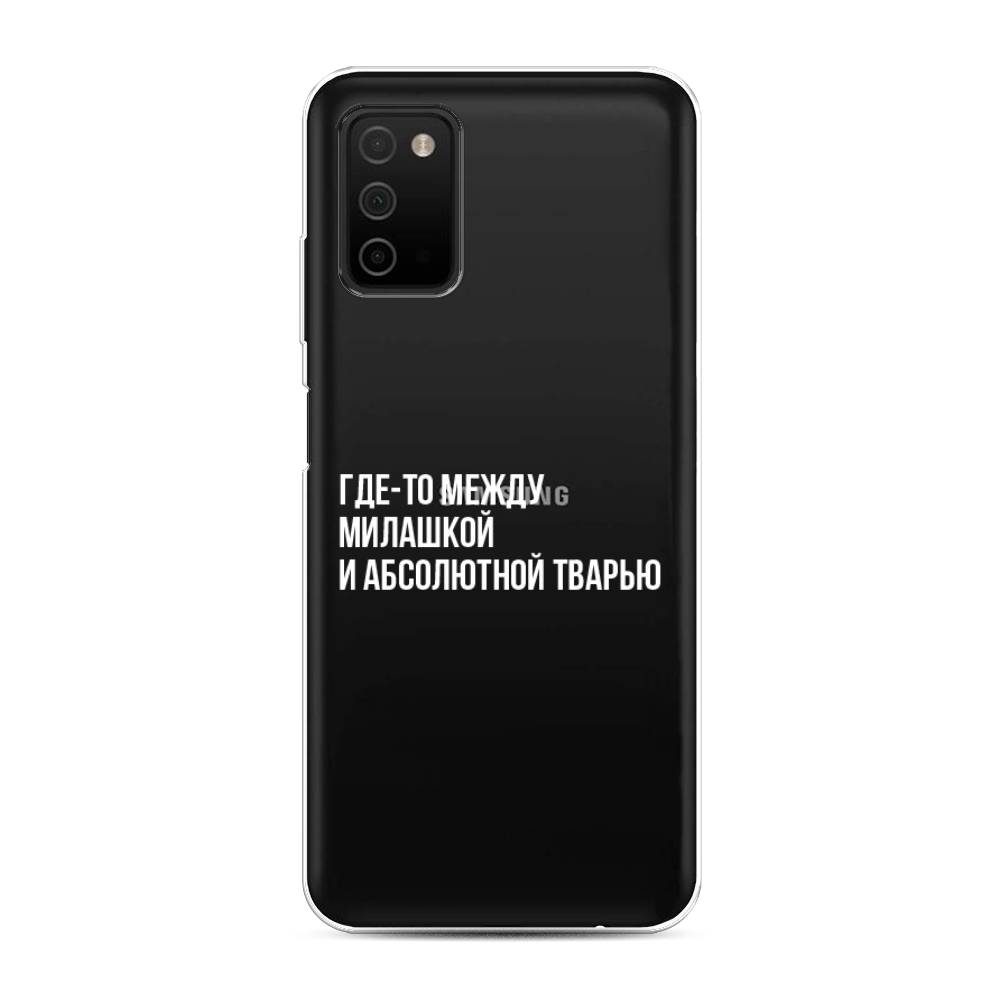 фото Силиконовый чехол "почти милашка" на samsung galaxy a03s awog