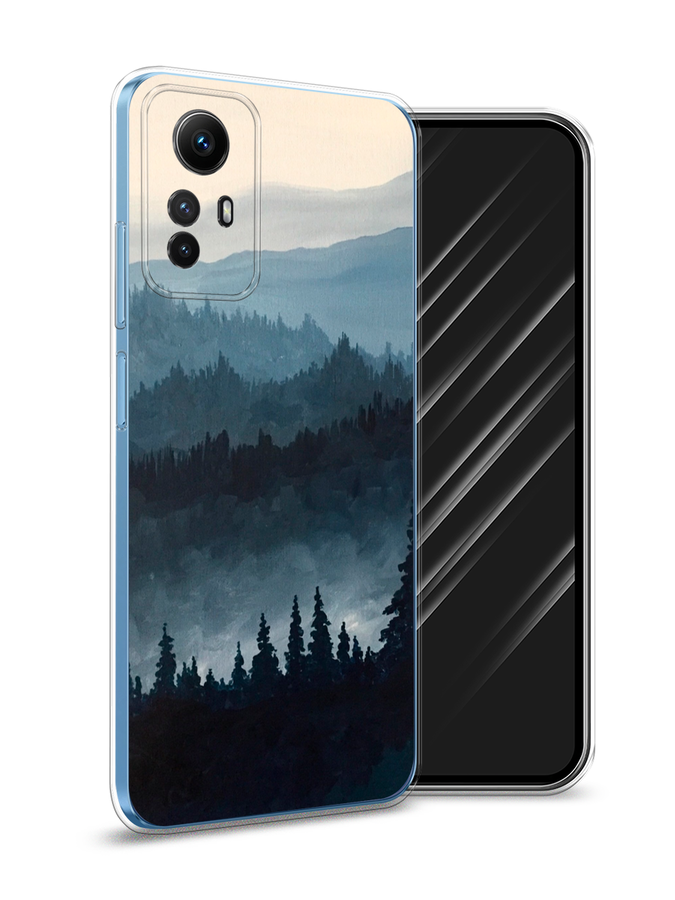 

Чехол Awog на Xiaomi Redmi Note 12S "Туманные горы", Бежевый;серый;черный, 318950-4