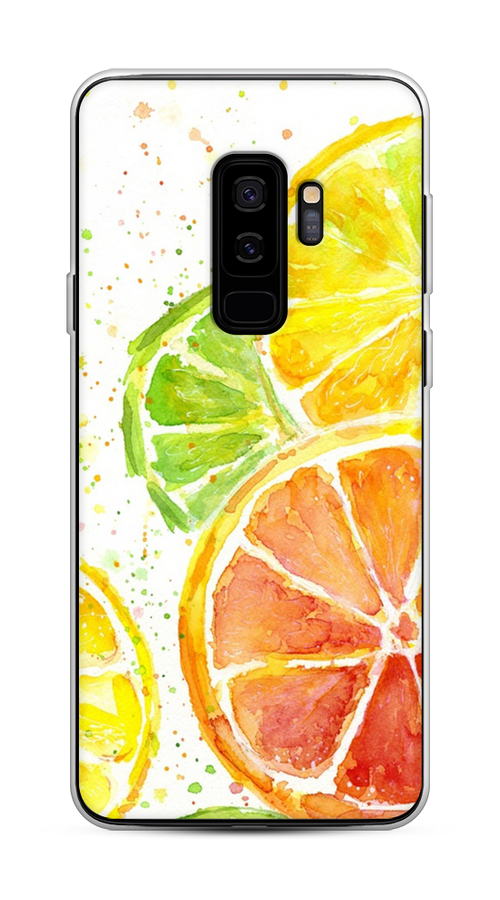 

Чехол на Samsung Galaxy S9 Plus "Цитрусовые", Белый;желтый;красный;зеленый, 25850-1