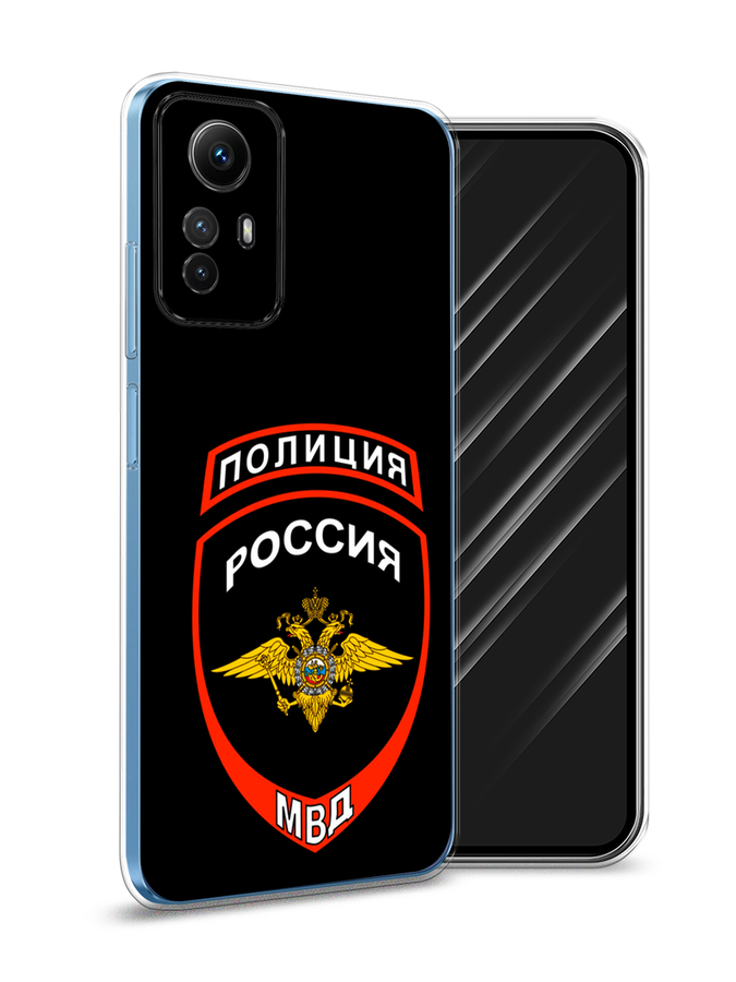 

Чехол Awog на Xiaomi Redmi Note 12S "Полиция шеврон", Черный;красный;белый, 318950-5