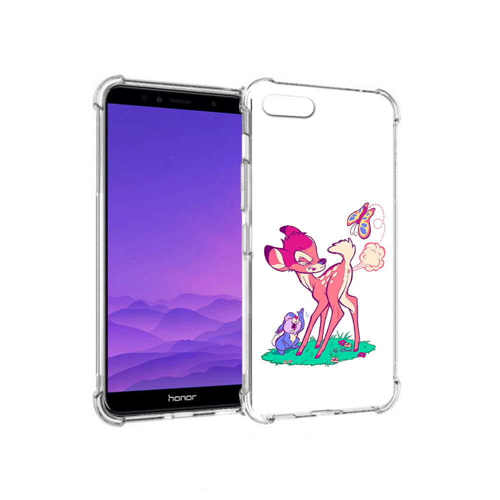 

Чехол MyPads Tocco для Honor 7A смешной олененок (PT111206.25.610), Прозрачный, Tocco