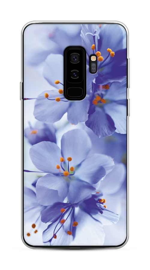 

Чехол на Samsung Galaxy S9 Plus "Фиолетовые цветки", Фиолетовый;синий, 25850-1