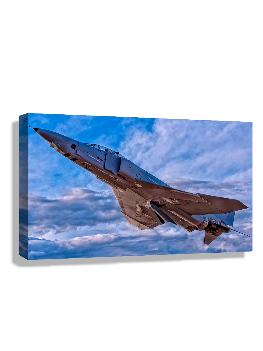 

Картина DRABS 90x60 см на холсте Воссоздание F-4 Phantom II 1971 года испанской армии