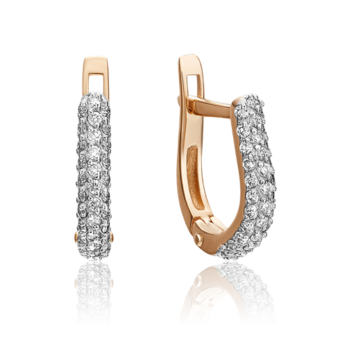 

Серьги из золота PLATINA jewelry 02-0852, бриллиант, 02-0852
