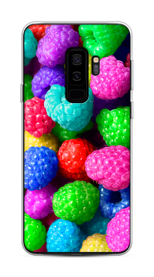

Чехол на Samsung Galaxy S9 Plus "Леденцовая малина", Фиолетовый;розовый;зеленый, 25850-1