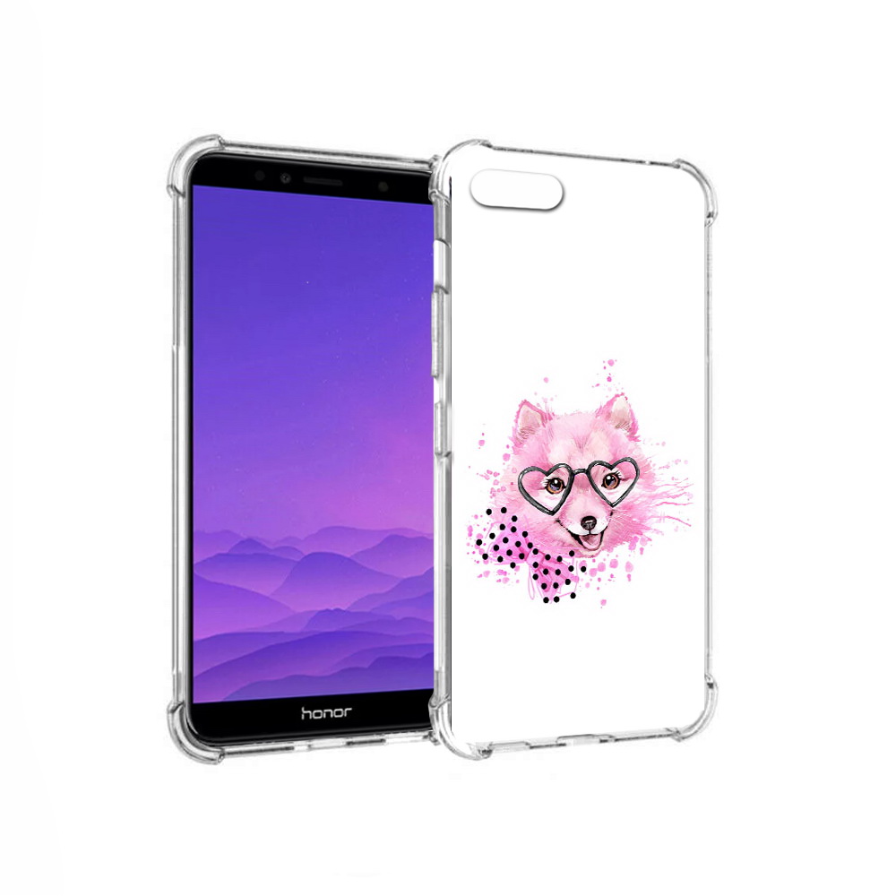 

Чехол MyPads Tocco для Honor 7A розовый волченок (PT111206.25.585), Прозрачный, Tocco