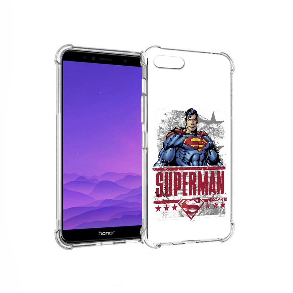 

Чехол MyPads Tocco для Honor 7A рисунок супермен (PT111206.25.583), Прозрачный, Tocco