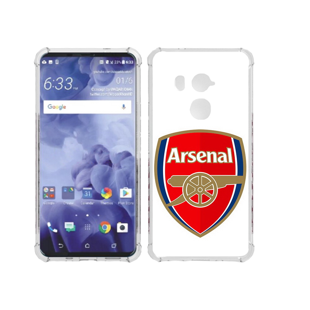 

Чехол MyPads Tocco для HTC U11 Plus ФК Арсенал логотип, Прозрачный, Tocco