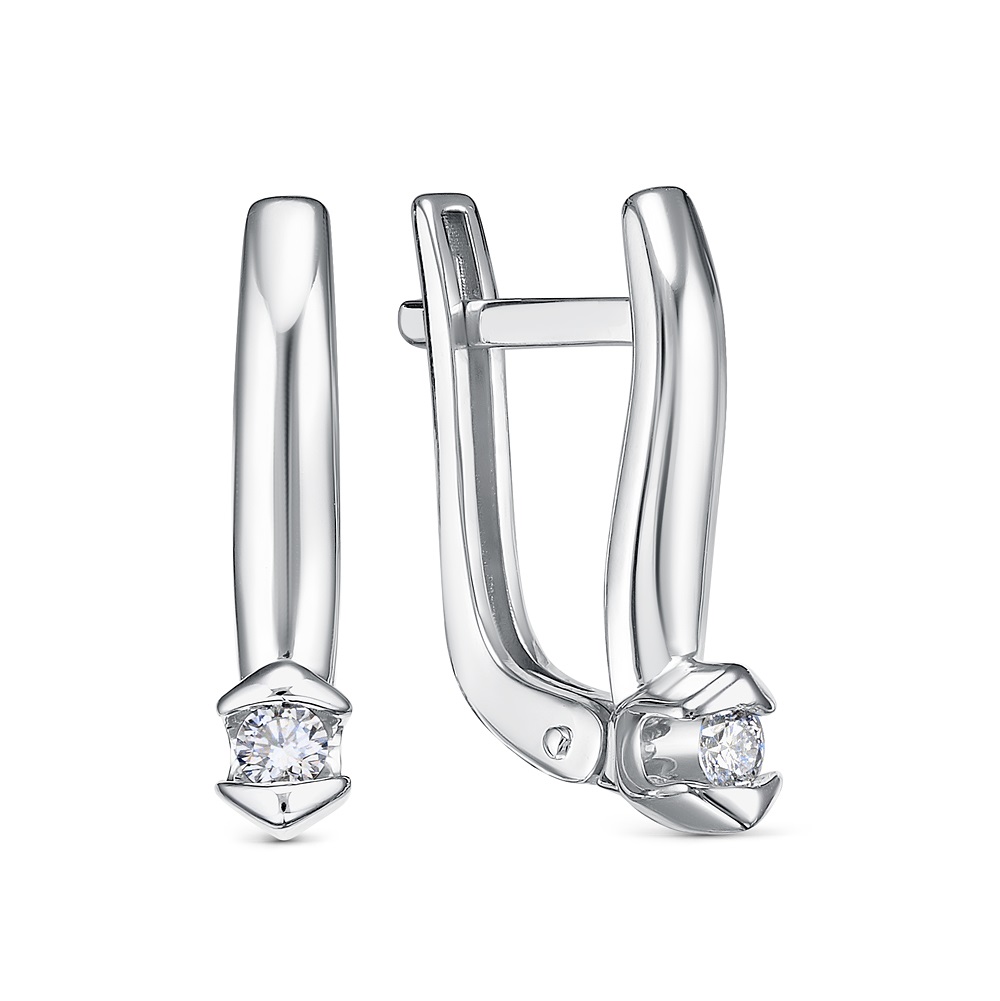 

Серьги из золота с бриллиантом Berger БР120022 Б, БР120022 Б